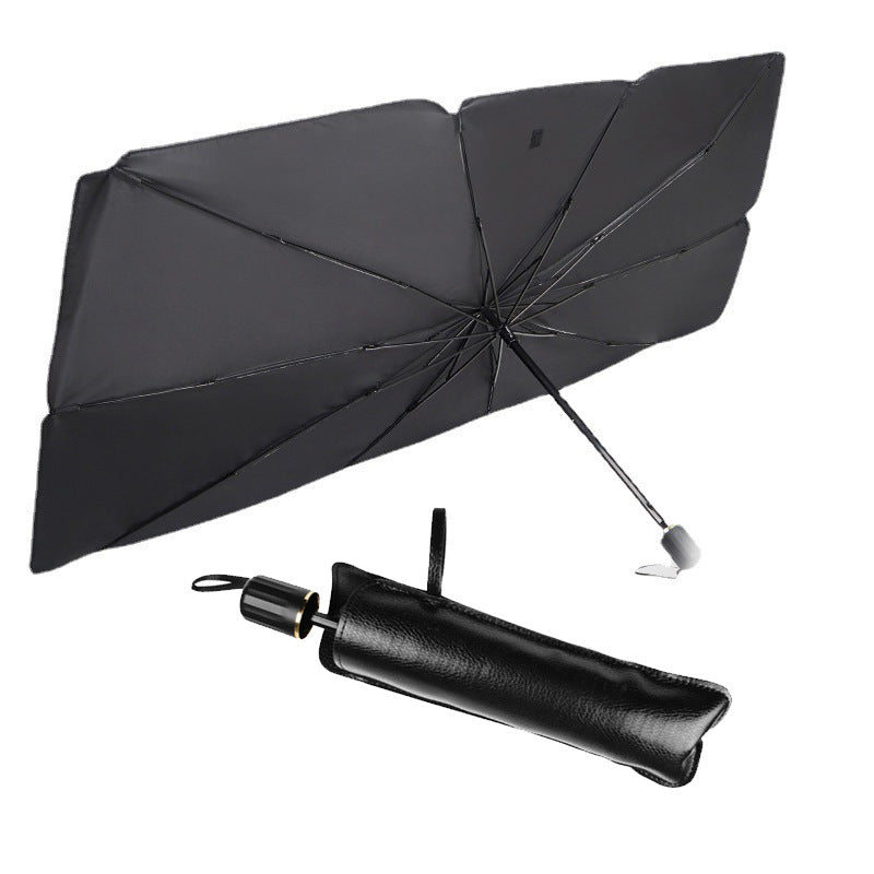 Foldable Car Windshield Sun Shade Umbrella – UV & Heat Protection