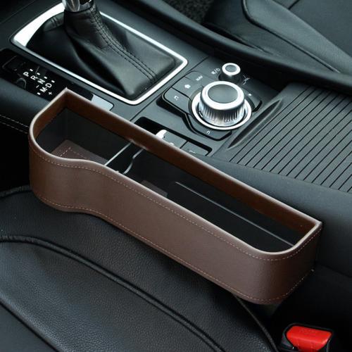PU Leather Car Seat Gap Organizer – Prevent Drops & Add Extra Storage (1pc / 2pcs)