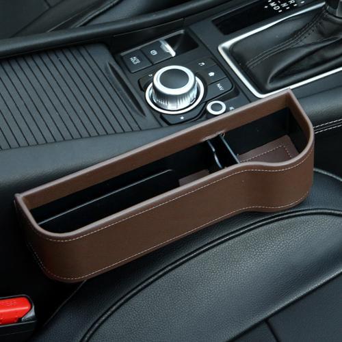 PU Leather Car Seat Gap Organizer – Prevent Drops & Add Extra Storage (1pc / 2pcs)