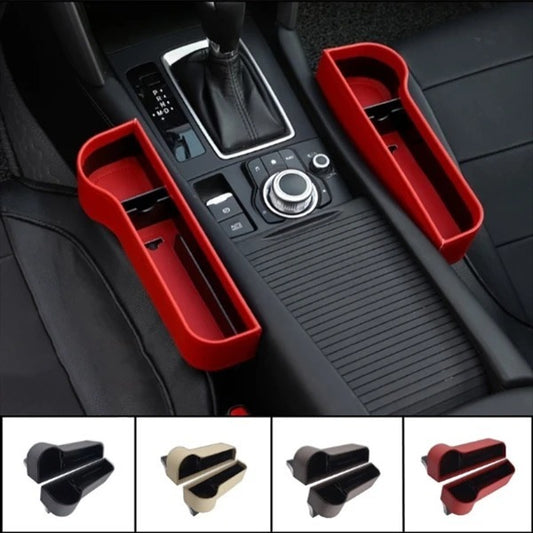 PU Leather Car Seat Gap Organizer – Prevent Drops & Add Extra Storage (1pc / 2pcs)
