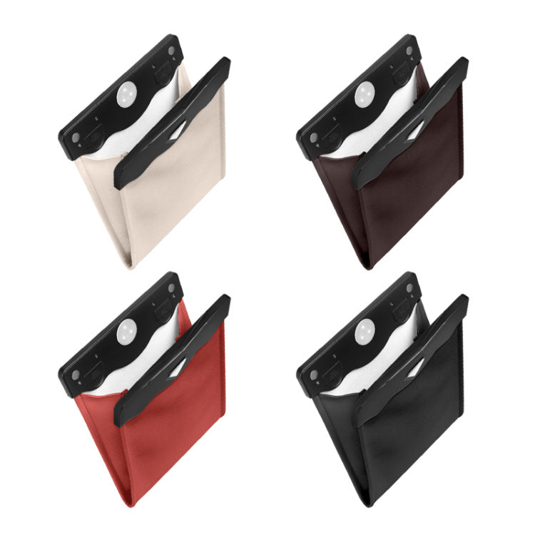 LED Car Trash Can – Compact Car Organizer Bin for Seats & Doors