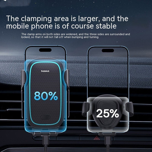 Automatic Car Phone Holder Wireless Charger (15W Fast Charging)